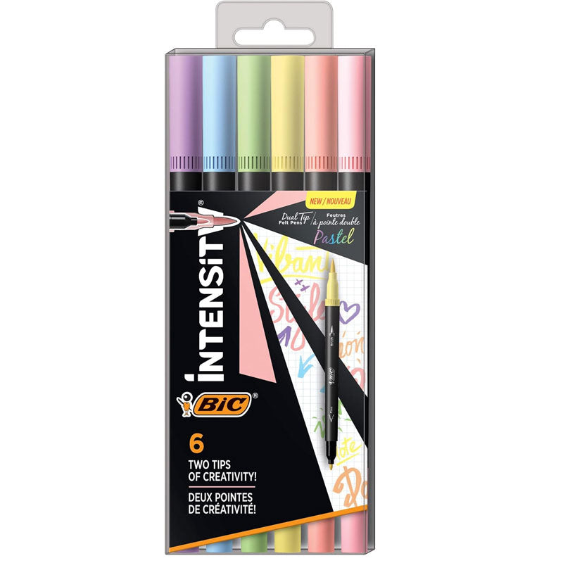 CARIOCA 6 CULORI 2 CAPETE INTENSITY PASTEL BIC CARIOCA 6 CULORI 2 CAPETE INTENSITY PASTEL BIC